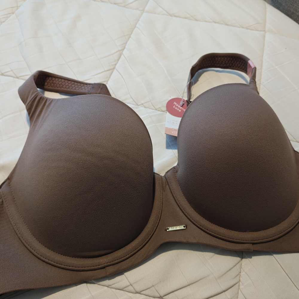Cacique Taupe T-Shirt Bra with Adjustable Straps 38C - Picture 2 of 4